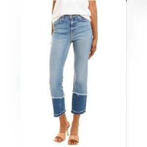 Jonathan Simkhai River Cayucas High-Rise Straight Jeans. Size 27